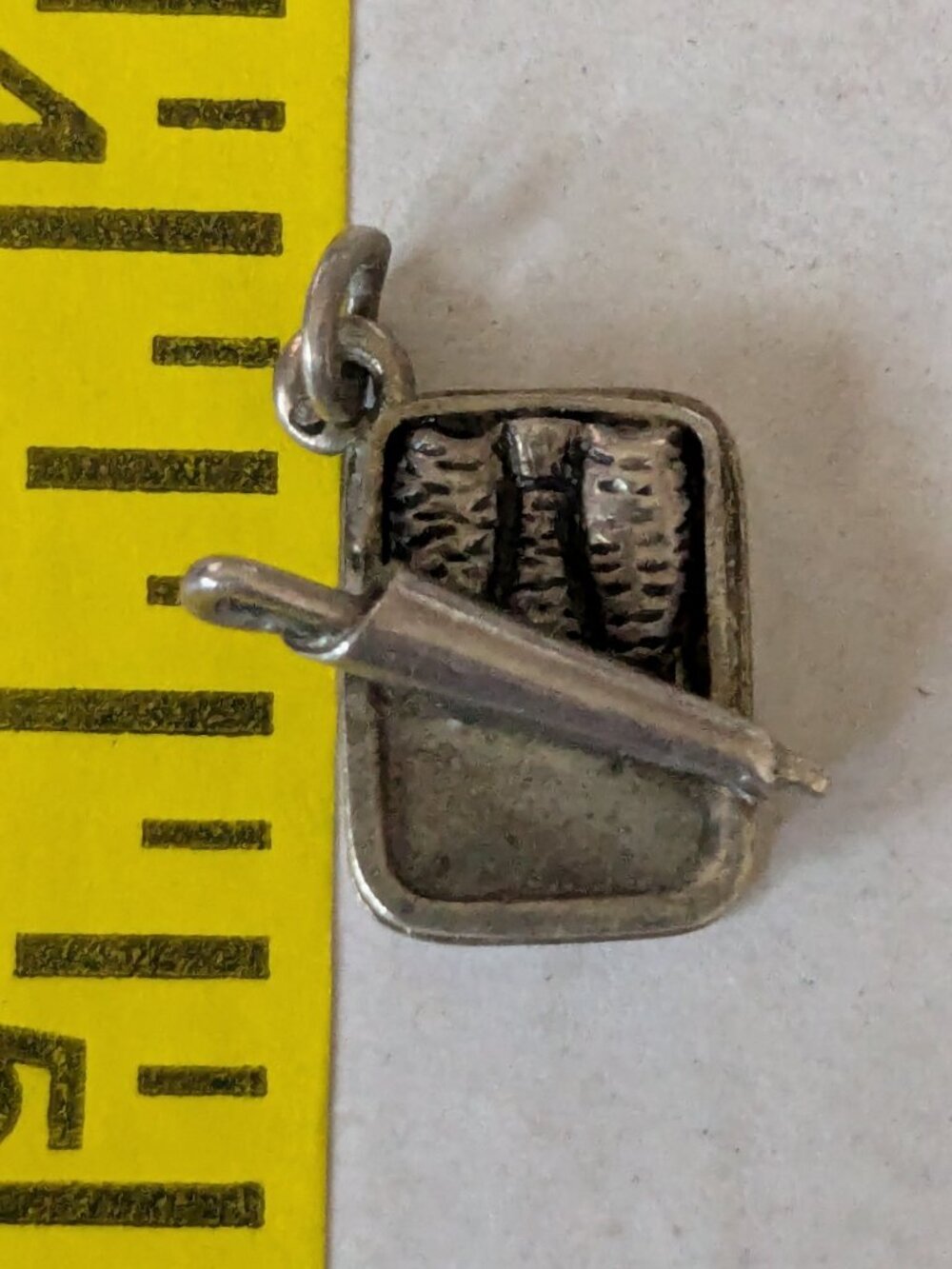 Vintage Sterling Silver Sardine Can Portugal Souvenir Charm